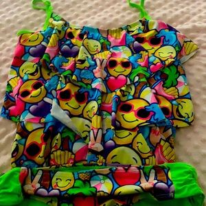 Emoji 2 Piece Swimsuit